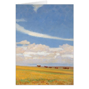 Prairie After Storm by Maynard Dixon, Vintage Art. Hälsningskort