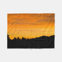 Prairie Backe Silhouette Sunset Photo Home Accent