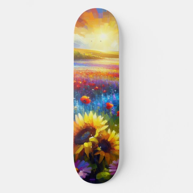 PRAIRIE BLAST MINI SKATEBOARD BRÄDA 18,5 CM (Framsida)
