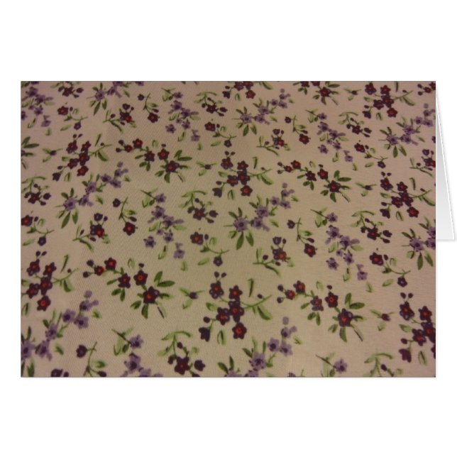 Prairie Calico Flowers Hälsningskort (Framsidan Horizontal)