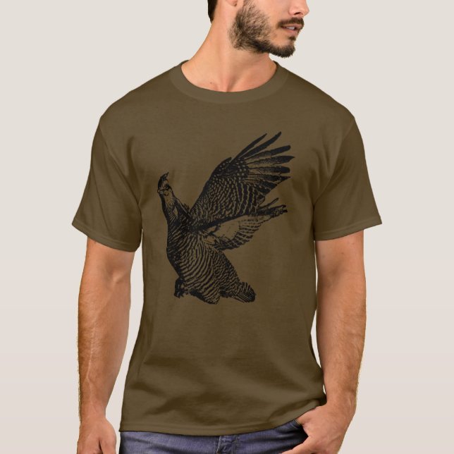 Prairie Chicken Shirt T Shirt (Framsida)
