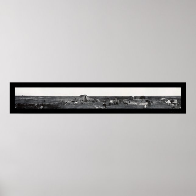 Prairie Dairy Farm LA Photo 1910 Poster (Framsidan)