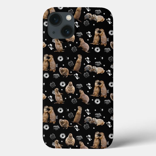 Prairie Dog Party iPad Mini-fodral (Svart) (Baksida)