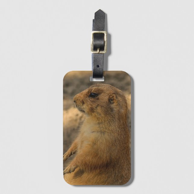 Prairie Dog Photo Bagagebricka (Framsida vertikal)