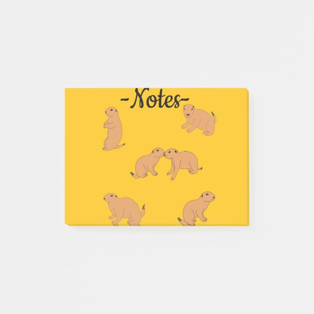 Prairie Dogs Post-it Block (Framsida)