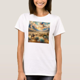 Prairie Dusk: Westerna kvinnokommittén T Shirt