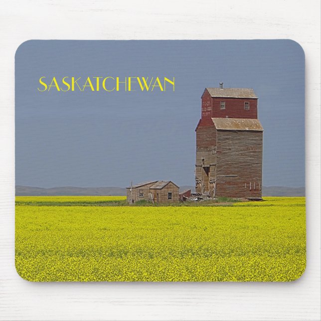 Prairie Elevator liggande Mousepad Musmatta (Framsidan)