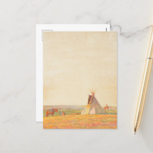 Prairie Evening av Maynard Dixon Helg Vykort