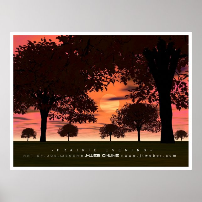 Prairie Evening Poster (Framsidan)