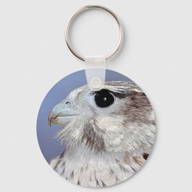 Prairie Falcon Nyckelring (Framsida)