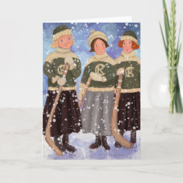 Prairie Girls of Winter, Circa 1925 Tack Kort