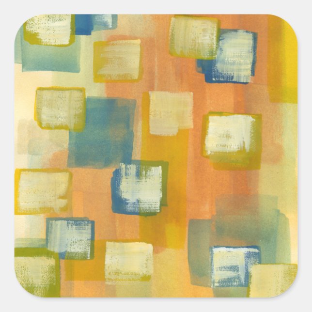 Prairie Home I Fyrkantigt Klistermärke (Framsida)