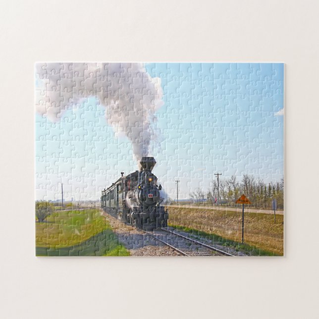 Prairie Hund Central Steam Engine #3 Puzzle Pussel (Horisontell)