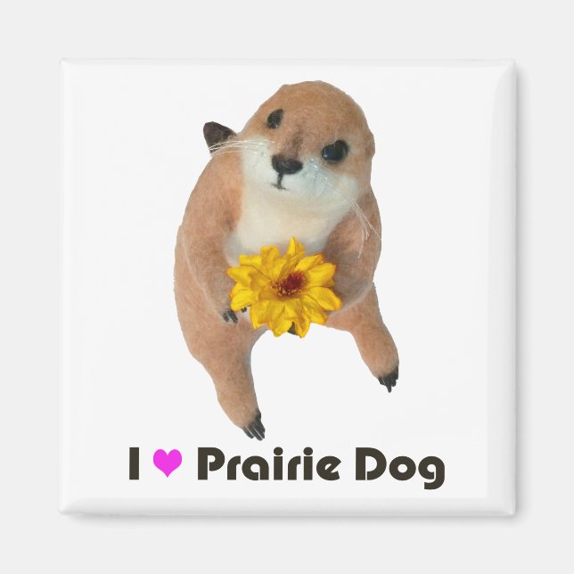 prairie hund, full leksak magnet (Framsidan)