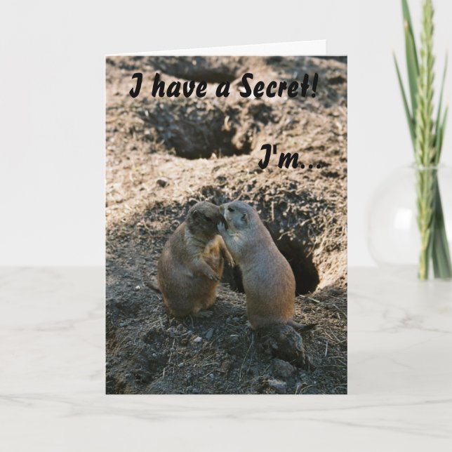 Prairie Hund Greeting Card Kort (Framsida)