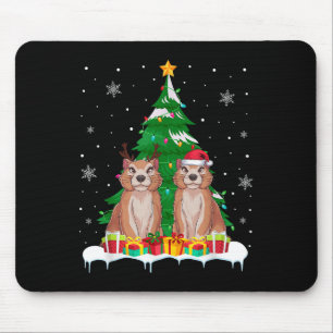Prairie Hund Ljus Julgran Santa Reindeer X Musmatta