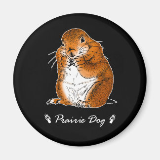 prairie hund som står magnet