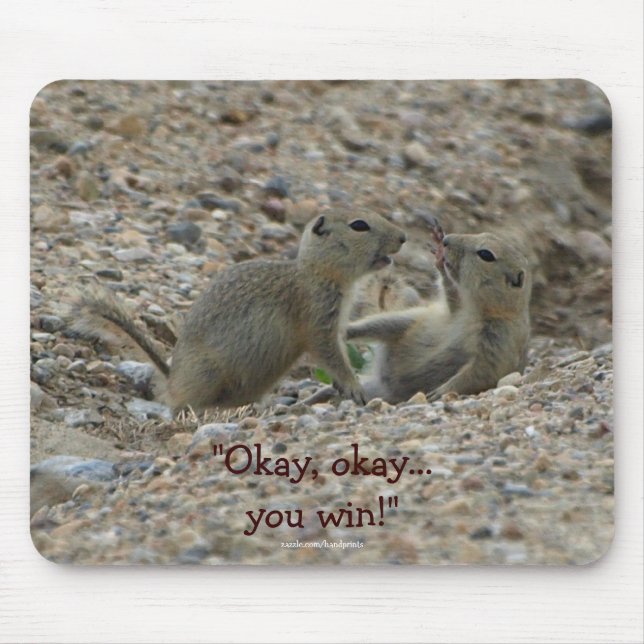 Prairie Hundar Wildlife Mousepad Musmatta (Framsidan)