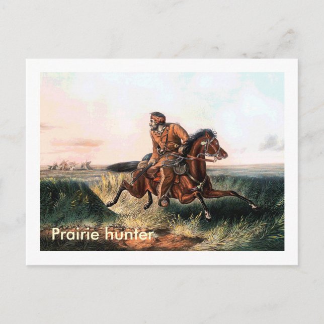 Prairie hunter vykort (Framsida)
