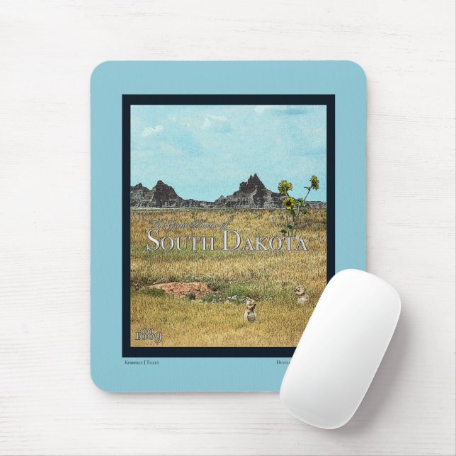 Prairie Lands of South Dakota Musmatta (Med mus)