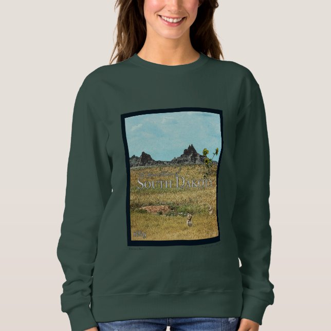 Prairie Lands of South Dakota T Shirt (Framsida)