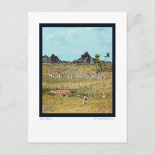 Prairie Lands of South Dakota Vykort