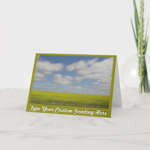 Prairie liggande kort för Manitoba Personlig Card