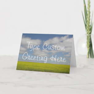 Prairie liggande kort för Manitoba Personlig Card