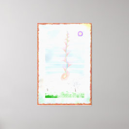 Prairie Rose Impressionist Art Canvastryck