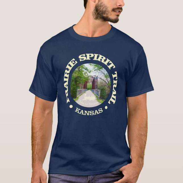 Prairie Spirit Trail cykling c T Shirt (Framsida)