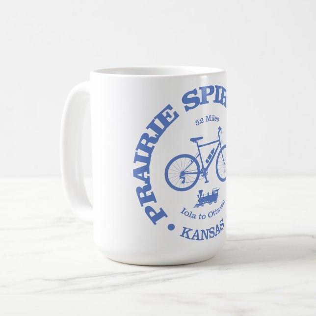 Prairie Spirit Trail (cykling) Kaffemugg (Framsida vänster)