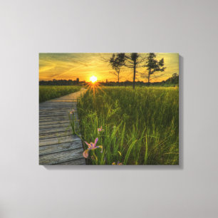 Prairie Sunset Canvastryck