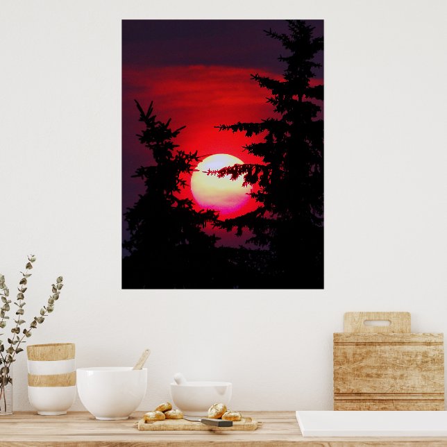 Prairie Sunset Poster (Kök)