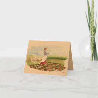 Prairie Woman Greeting Card Kort