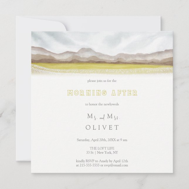 Prairies i Bloom Morgon efter Inbjudningar (Framsida)