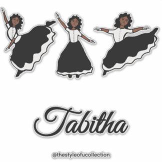 Praise Dancer BW #1 Sticker Klistermärken