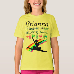 PRAISE HANS NAMN MED DANCING CUSTOMIZED T SHIRT