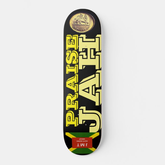 PRAISE JAH Skateboard (Framsida)