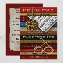 PRAISE-TEAM - INBJUDNINGAR - MUSISKT BOKAR