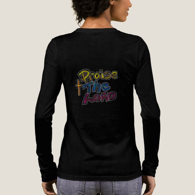 Praise the Lord Church Worship Choir  T Shirt (Baksida)