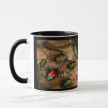 Praktbaggskaffekopp från skogen