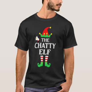Praktfull älgtillpassande familjegrupp julfest P T Shirt