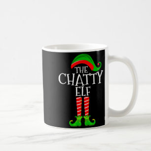 Praktfull Elchattrolig Matchande Familjegrupp Jul Kaffemugg