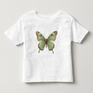 Praktfull fjäril med bladmonster vingmönster t shirt