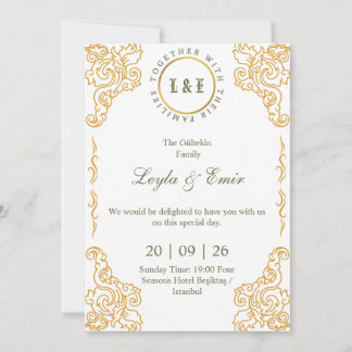 Praktfull Guld Damask Spara Datum Datumet
