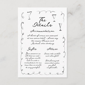 Praktfull handritad detaljrik bifogad kort