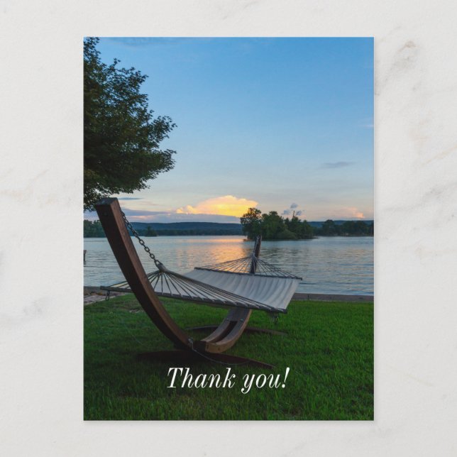 Praktfull hängmatta vykort (Framsida)