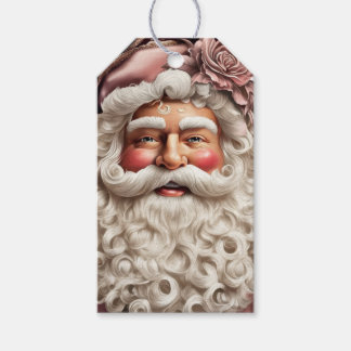 Praktfull jultomte presentetikett