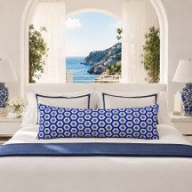 Praktfull marinliv Navy Gold Kroppskudde