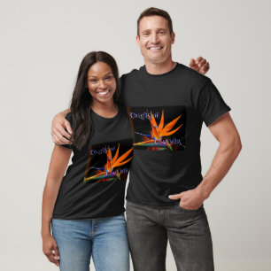 Praktfull Paradisfågelblomma T Shirt